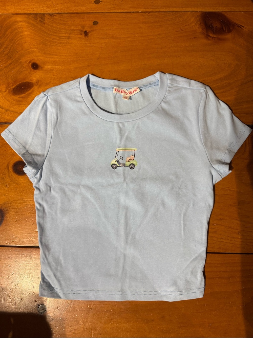 Light Blue Kids Golf Cart Tee-Brand new